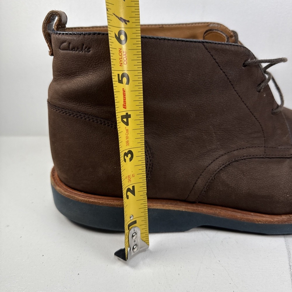 Clarks Mens Hommes Shoes Casual Lace Up Beeswax Brown Size 13M Boots - Picture 14 of 14